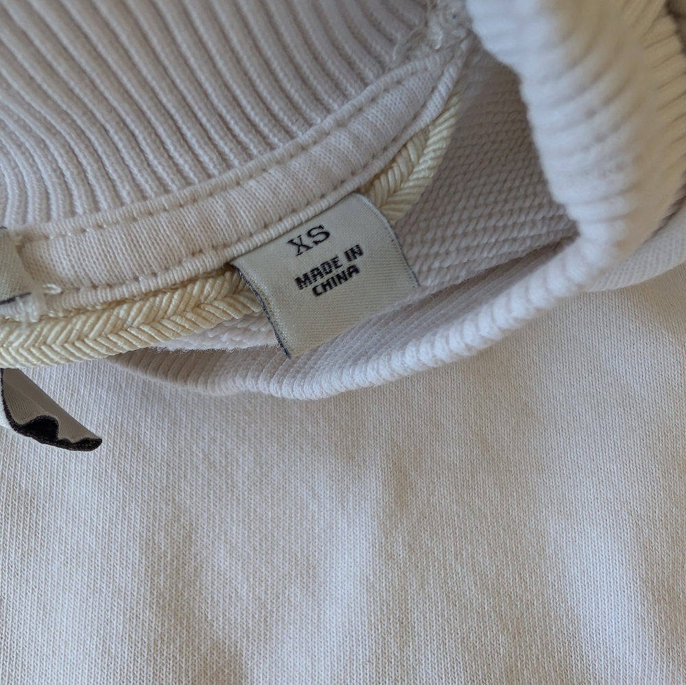 Scotch & Soda Eyelet Embroider Knit Crop Sweatshirt XS Feminine Coquette Floral - Picture 5 of 14